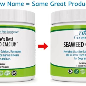 Seaweed Calcium for Pets, Vet Recommended, Tested for Purity, 14 Ounces, Formerly Nature's Best Seaweed Calcium, 1 Pack