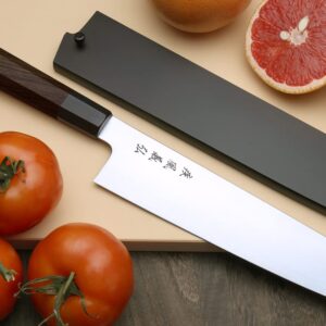 Yoshihiro SG2 (R2) Semi-Stainless Kiritsuke Chef Knife Rosewood Handle (10.5'' (270mm))