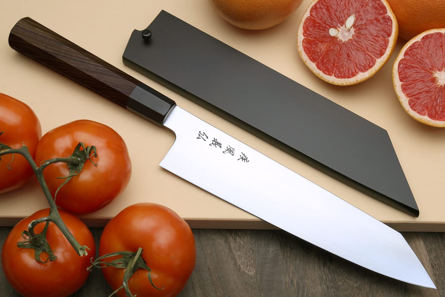 Yoshihiro SG2 (R2) Semi-Stainless Kiritsuke Chef Knife Rosewood Handle (10.5'' (270mm))