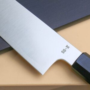 Yoshihiro SG2 (R2) Semi-Stainless Kiritsuke Chef Knife Rosewood Handle (10.5'' (270mm))