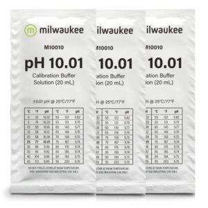 milwaukee ph tester calibration 10.01 solution - lot of 3