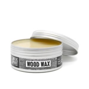 Real Milk Paint, Wood Wax for Wood Finishing, Unfinished Wood Furniture, Cutting Boards, Butcher Blocks, Food Grade, Vegan, 4 oz