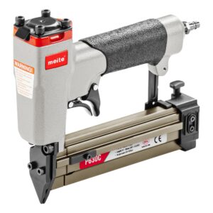 meite p630c pin nailer, pneumatic micro 23 gauge pin nailer gun, accept 3/8-inch to 1-3/16-inch 23ga pin nails, ideal for cabinets, paneling, crafts, picture frames