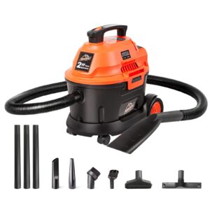 armor all aa255w wet/dry utility vac 2.5 gallon, 2.5-gallon,120 volts (ac), orange/black