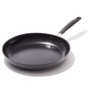 oxo frying pan, non stick magneto induction pan - induction & oven safe cookware - 30 cm, black