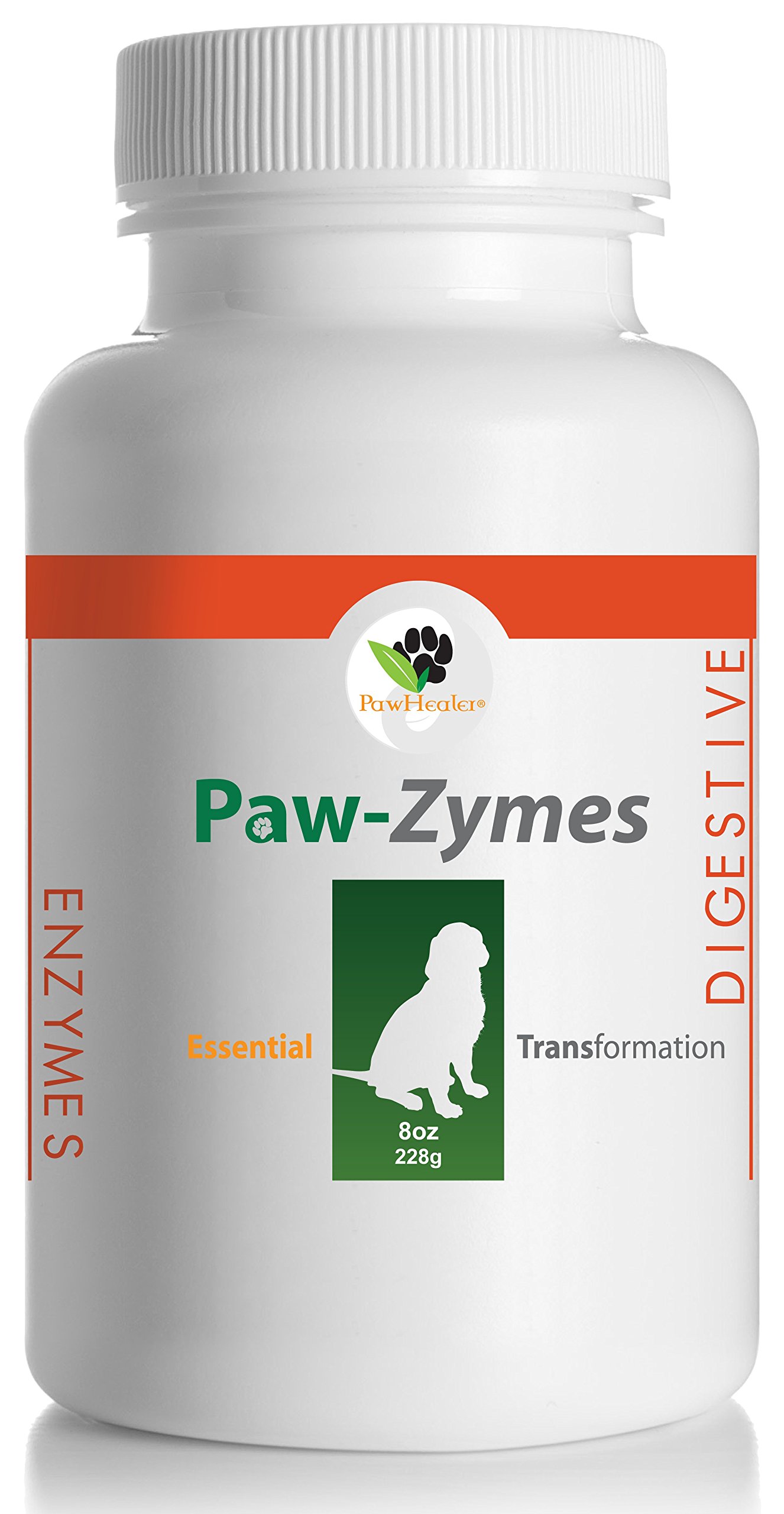 Paw-Zymes LP: Digestive Enzymes 228 Grams Powder-for Dogs & Pets