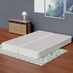 continental sleep fully assembled low profile wood traditional boxspring/foundation, king