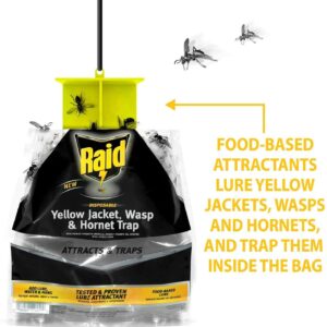 Raid Disposable Wasp Bag Traps (Set of 2 Traps)