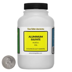 aluminium sulfate [al2(so4) 3] 99% ar grade powder 8 oz in a bottle