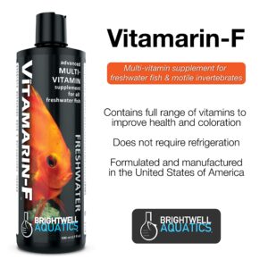 Brightwell Aquatics Vitamarin F - Advanced Multivitamin Supplement for Freshwater Fish