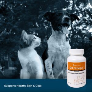 VetOne O3 Omega Soft Gel for Medium Dogs - Essential Fatty Acid Support - Skin & Coat Supplement - 60 Capsules