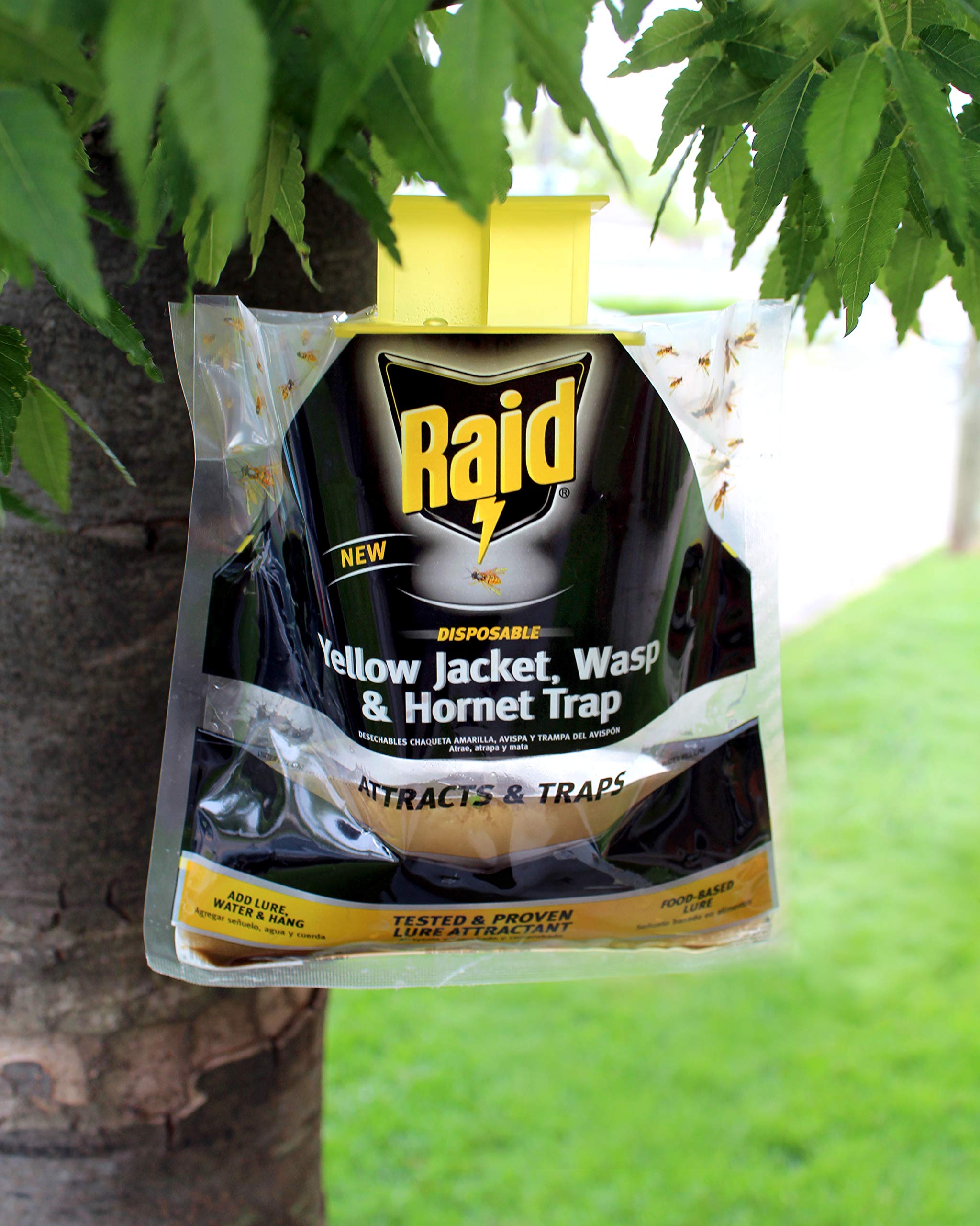 Raid Disposable Wasp Bag Traps (Set of 2 Traps)