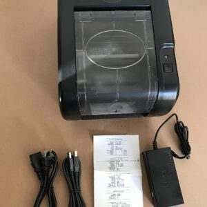 Wasp Barcode Printer WPL305E W/ Test Print, New Adapter, New USB Cable