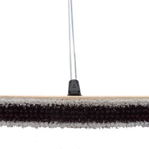 FlexSweep Unbreakable Commercial Push Broom (Contractors 30 Inch) Medium Bristles