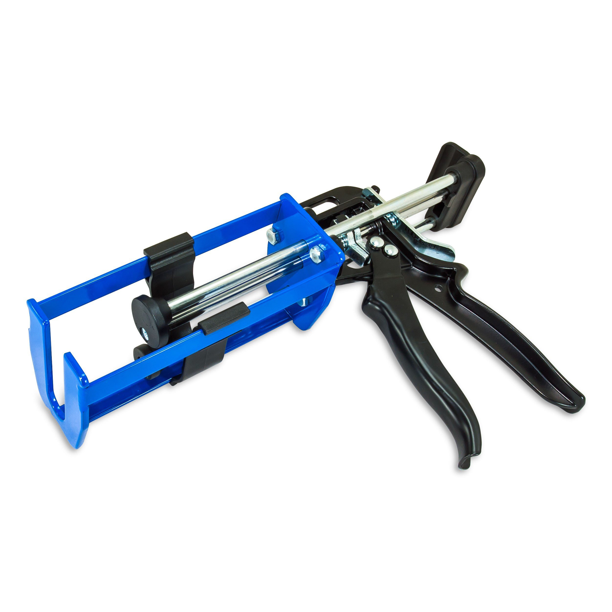 AES Industries 200mL 1:1 and 2:1 Dual Cartridge Applicator Gun for Dispensing Panel Bond Adhesive, Fillers, Structural Epoxy, Plastic Repair Epoxy and Adhesives