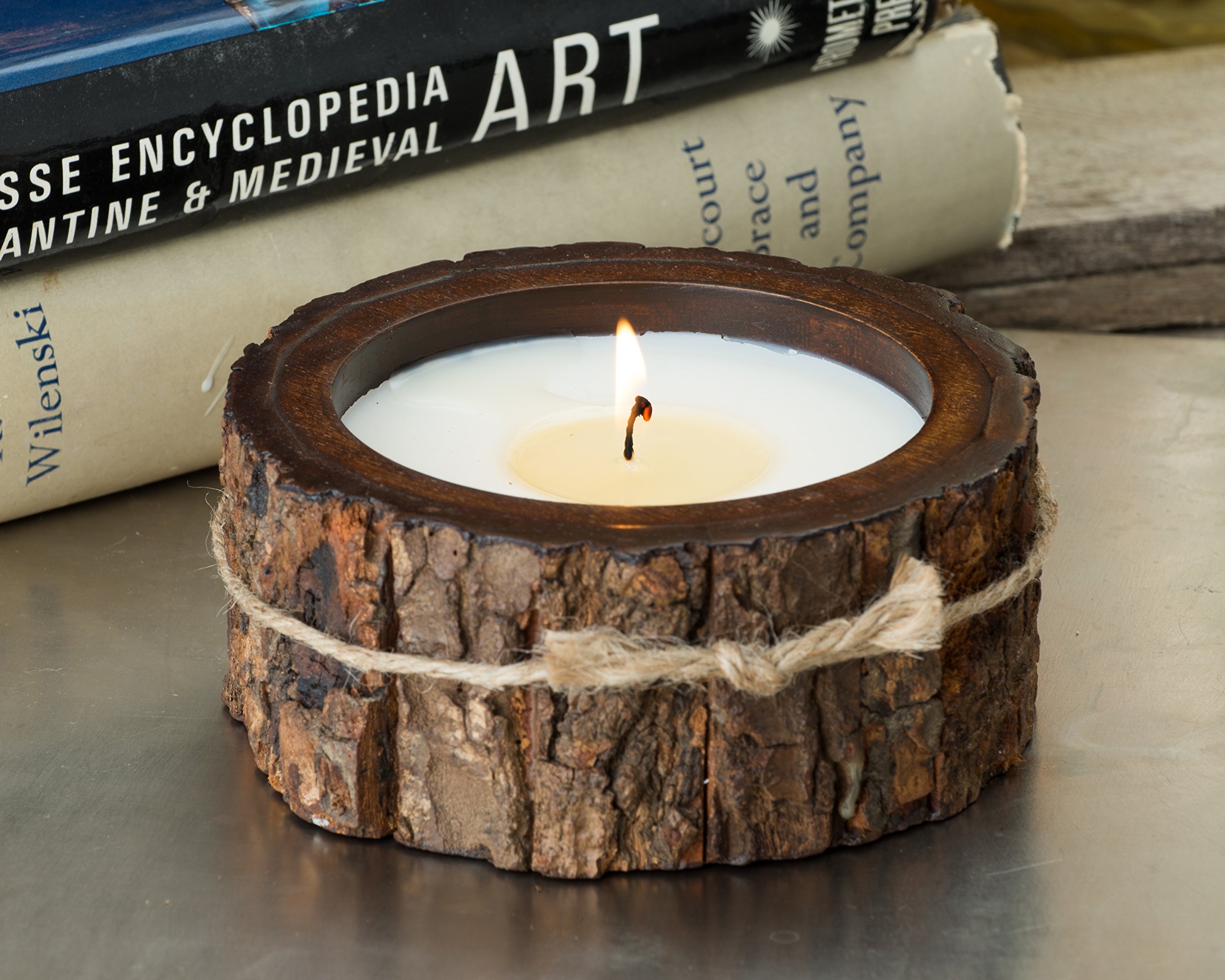 Himalayan Candles Tree Bark Candle, 9 oz., Grapefruit Pine