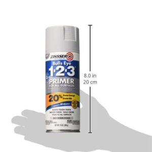 Zinsser 290971 Bulls Eye 1-2-3 All Surface Spray Primer, 13 oz, Gray