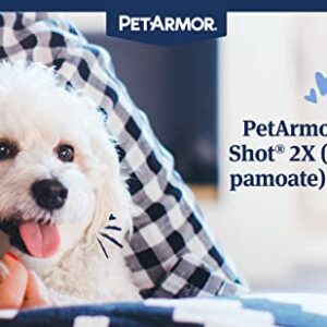 PetArmor Sure Shot Liquid De-Wormer for Dogs and Puppies, Liquid De-Wormer Treats Roundworms & Hookworms in Dogs and Puppies 2 Weeks and Older, For Dogs Under 120 lbs, 2 ounces