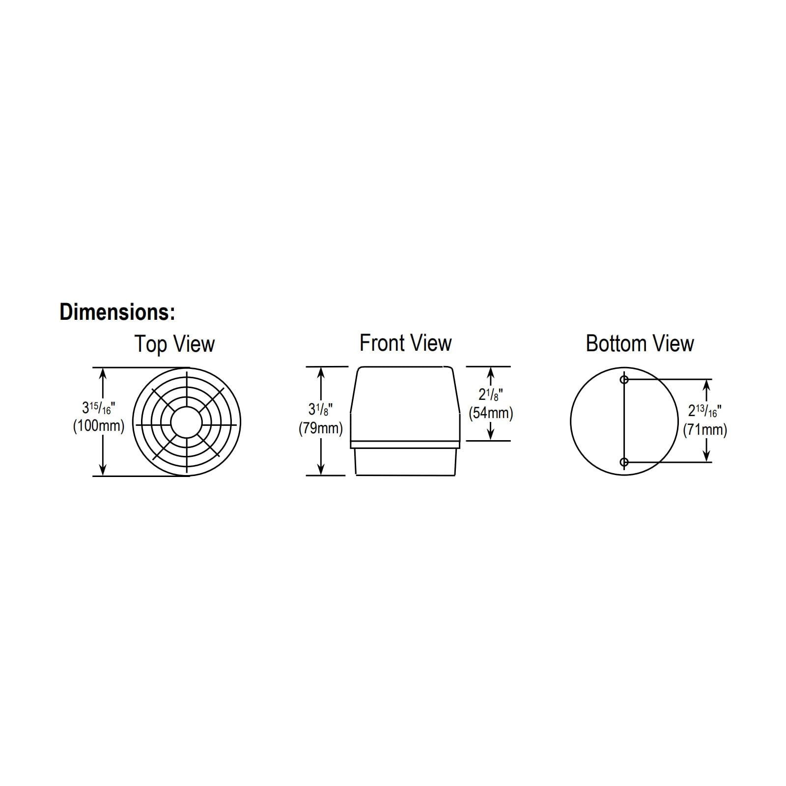 Seco-Larm SL-1301-SAQ/B Blue Lens Strobe Light, 10 Vertical LED strips (54 LEDs) increase visibility from various directions, Built-in 100dB programmable siren, Six different flash patterns