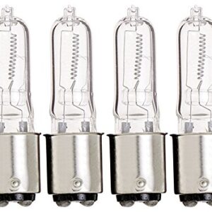 KOR Q35CL/DC - 120-Volt - Halogen JD Type T4 - BA15D - DC Bayonet Base - 35-Watt - Clear Light Bulbs (10-Pack)