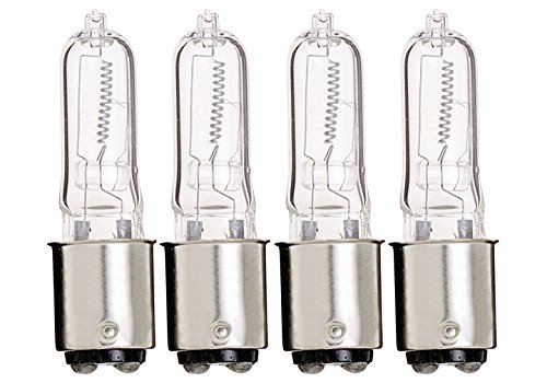 KOR Q35CL/DC - 120-Volt - Halogen JD Type T4 - BA15D - DC Bayonet Base - 35-Watt - Clear Light Bulbs (10-Pack)