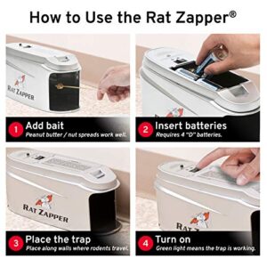 Rat Zapper Ultra RZU001-4 Indoor Electronic Rat Trap - 4 Traps