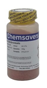 ammonium dichromate, acs, 99.5+%, certified, 100g