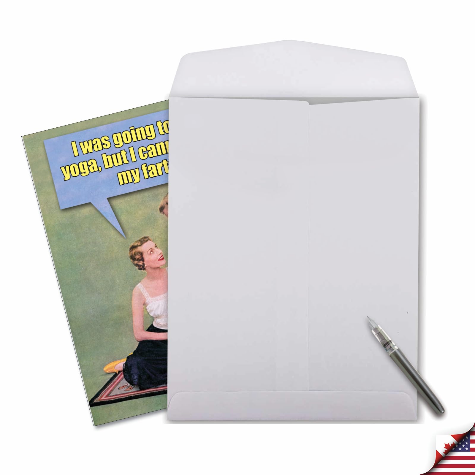 NobleWorks Oversize Hilarious Birthday Greeting Card 8.5 x 11 Inch with Envelope (1 Pack) Large Jumbo Bday Trust My Farts J1408