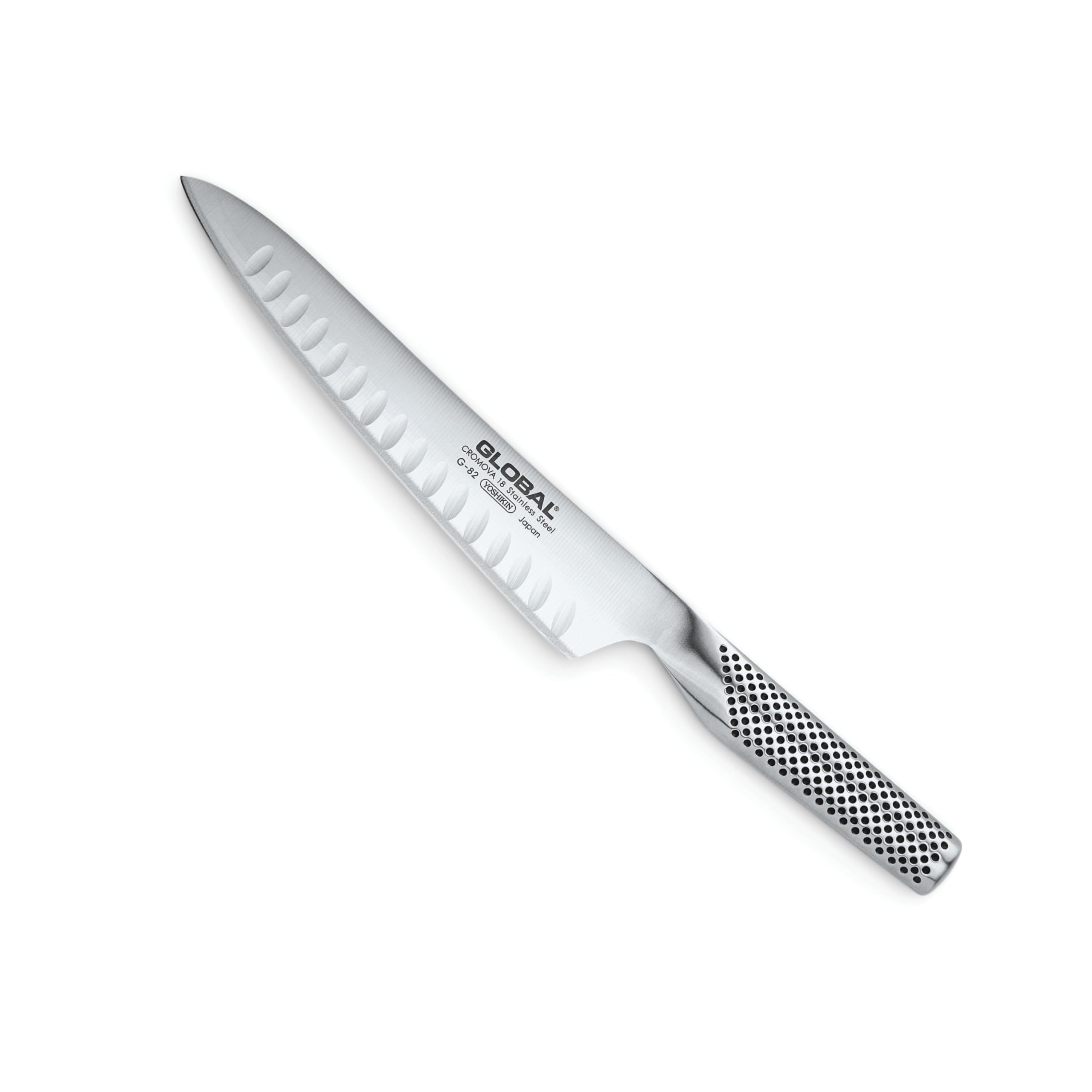 Global Stainless Steel Hollow Ground 8-Inch Carving Knife