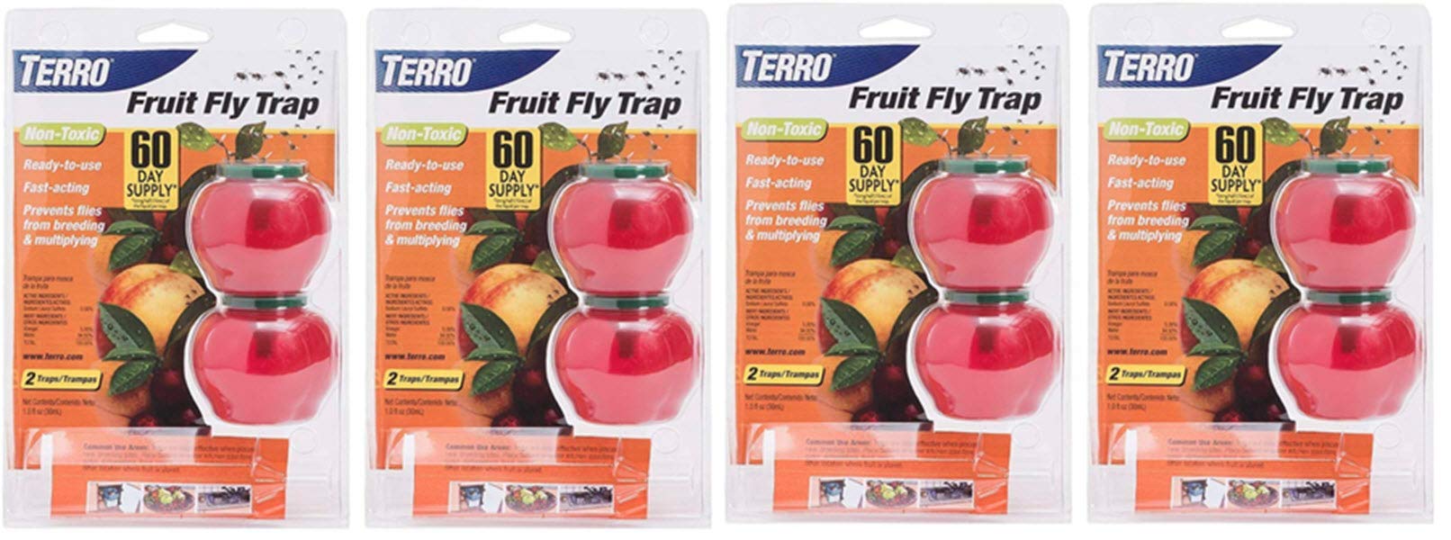 TERRO Fruit Fly Trap (8-pack)