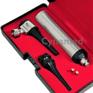 New Cynamed Led Veterinary Otoscope Set Animal Diagnostic Instruments 1 Extra Replacement Bulb Cynamed