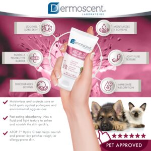 Dermoscent ATOP 7 Hydra Cream for Dogs & Cats for Dry & Allergy-Prone Skin Relief - Veterinarian Dermatologist Formulated - 50 ml / 1.66 fl. oz.