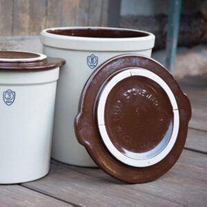 ohio stoneware 5 gallon preserving crock cover