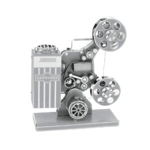 fascinations metal earth vintage movie film projector 3d metal model kit