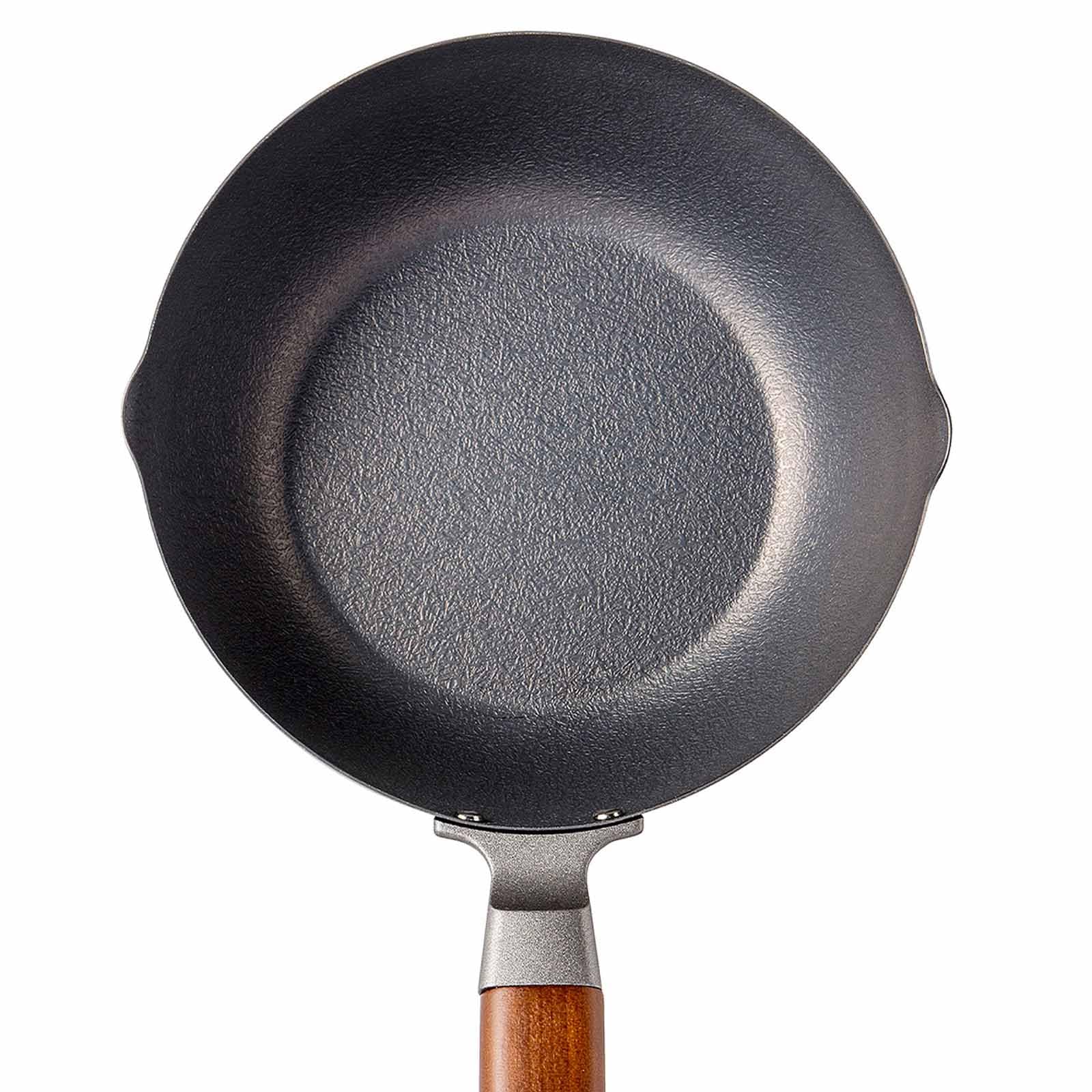 Shimomura Co., Ltd. Iron Frying Pan, 7.9 inches (20 cm), Iron Nitride, IH Compatible, Made in Japan, Wok, Nitrided, Rust Resistant 46174