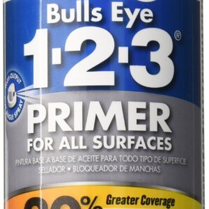 Zinsser 290971 Bulls Eye 1-2-3 All Surface Spray Primer, 13 oz, Gray