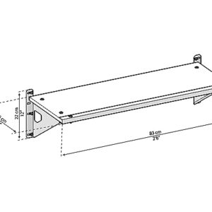 Palram - Canopia Skylight Storage Shed Shelf