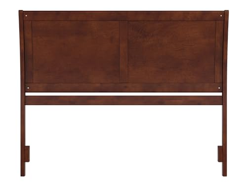 AFI Portland Queen Size Headboard with Attachable Charger in Walnut