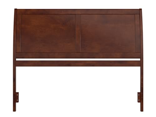 AFI Portland Queen Size Headboard with Attachable Charger in Walnut