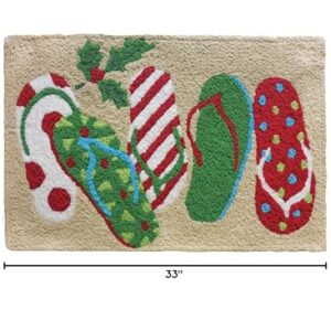 Jellybean Rug - Christmas Sandals