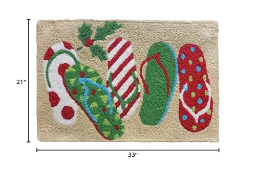 Jellybean Rug - Christmas Sandals