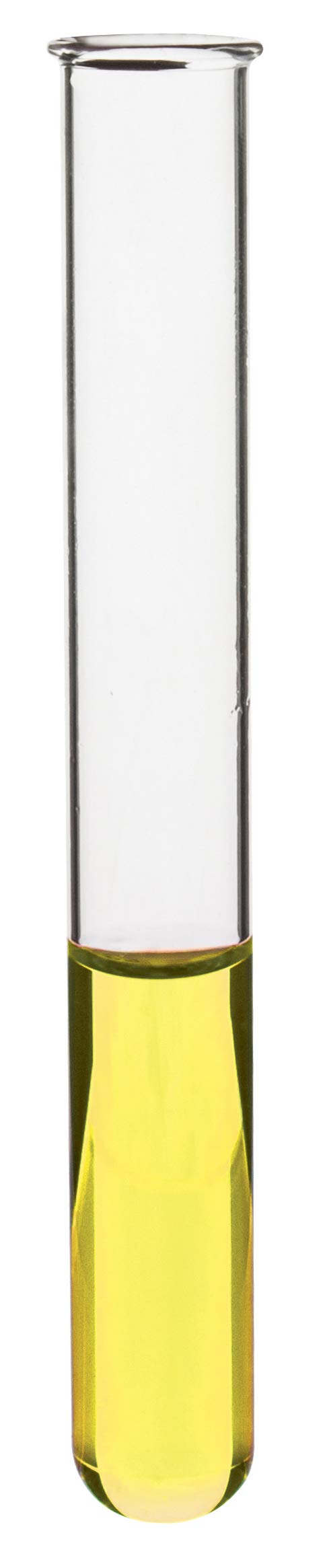 EISCO 5mL Test Tubes - Pack of 48 - Borosilicate 3.3 Glass - 1mm Thick Walls, Beaded Rim - Superior Heat & Chemical Durability - 3" Tall, 0.5" Diameter