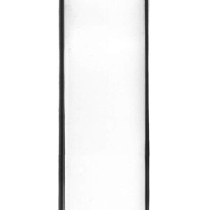 EISCO 12PK Test Tubes, 30ml - Bakelite Screw Cap with Rubber Liner - Borosilicate 3.3 Glass - 3.9" x 1" - Round Bottom - Leak Proof