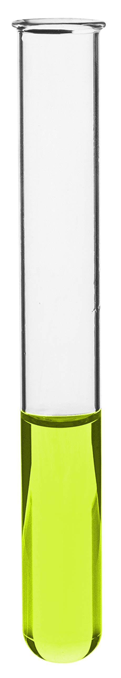 EISCO 24PK Test Tubes, 85ml - Borosilicate 3.3 Glass - 1.2mm Thick Walls, Beaded Rim - Superior Heat & Chemical Durability - 9.8" Tall, 1" Diameter