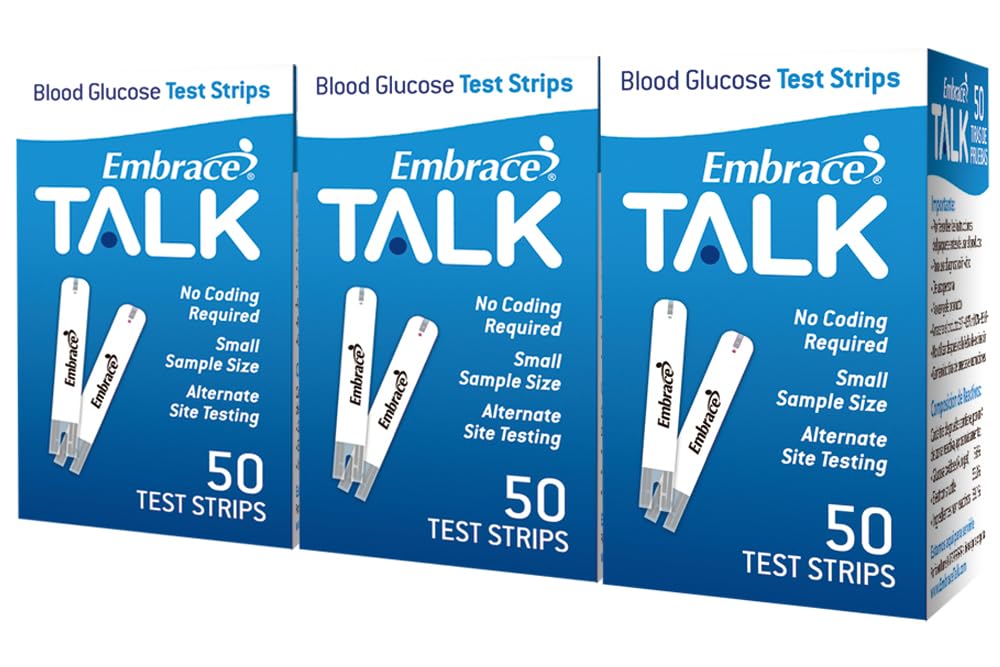 Embrace Blood Glucose Test Strips 150ct