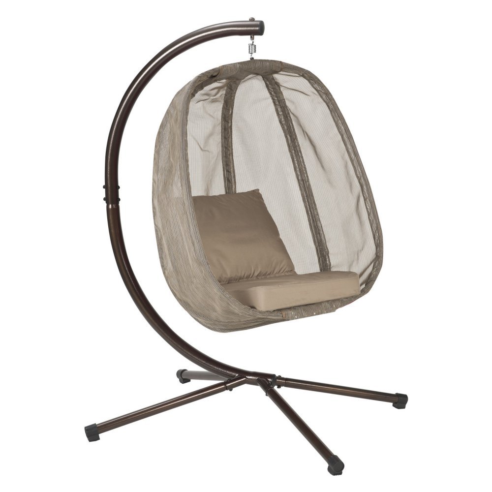 FlowerHouse Hanging Patio Egg Chair, Bark