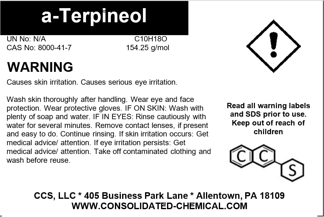 a-Terpineol High Purity Aroma Compound 100ml (3.3 Fl Oz)