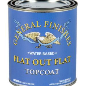 General Finishes Flat Out Flat Topcoat, Quart