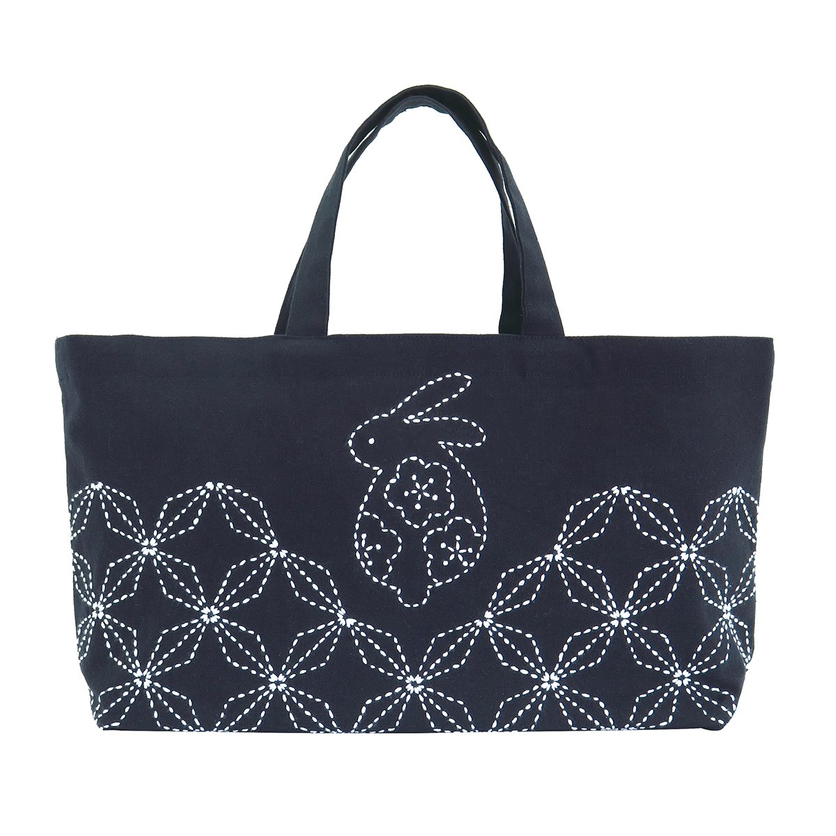 Olympus Thread SK310 Sashiko Kit, Mini Tote Bag, Rabbit and Hanabishi