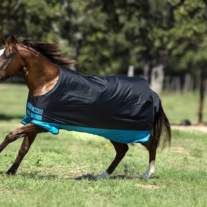 AMIGO Mio Turnout Sheet Lite Black/Turquoise/Black 81